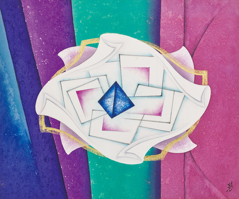 ピラミッドのある情景Ⅱ