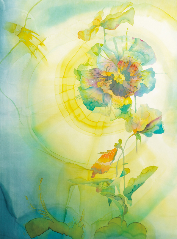 ろうけつ染「月灯りのイオ」